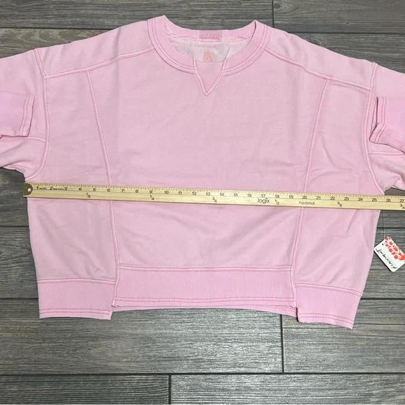NWT Free People Movement x Hatch Intercept Pullover XS Pink Rose Top Sweatshirt - Picture 11 of 15
